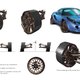 Image for article titled Concept Tire Splits in Eight to Maintain Traction at all Times